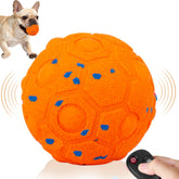 Bola interactiva Newget para perros con control remoto para jugar en casa.