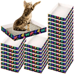 NICERINC PET pack de 30 bandejas desechables para gato, ideal para cambios rápidos.