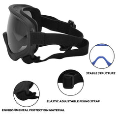 Protección contra viento y polvo con gafas NICERINC PET.
