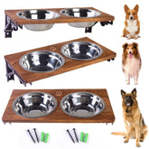 NICERINC PET soporte cuenco perro pared estable y altura ajustable.