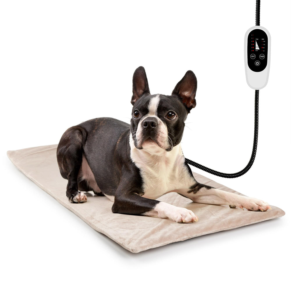 NICREW almohadilla de calor para perros, ajuste de 6 niveles, confort térmico seguro