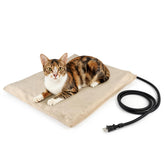 Cama termica NICREW para perros y gatos, confort cálido y seguro.