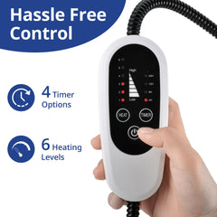 NICREW control de temperatura con sensor doble, evita sobrecalentamiento.
