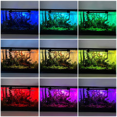 NICREW LED para acuario 11 pulgadas con ventosas fuertes para fijar la luz.