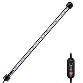 Luz NICREW para acuario de 15 pulgadas con colores vibrantes.