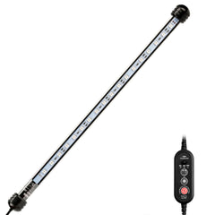 Luz NICREW para acuario de 15 pulgadas con colores vibrantes.