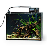 NICREW Nano Nature 2.5 galones, vista general en escritorio, ideal para espacios pequeños.