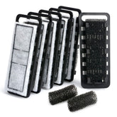 NICREW cartuchos delgados de filtro para filtración eficiente en acuarios.
