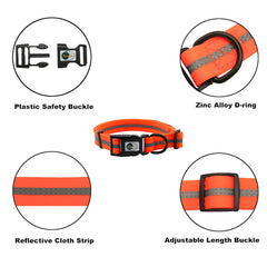 NIMBLE collar ajustable para tallas S, M y L, cómodo y seguro.