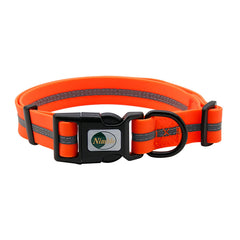 NIMBLE Collar impermeable anti-olor para perros, ideal para paseos cerca del agua.