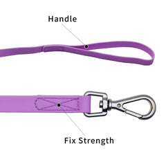 NIMBLE correa impermeable para perros, 30 pies, morado, diseño duradero en clima variable