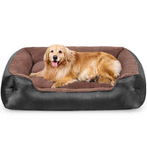 Cama NIRDOG rectangular extra grande, soporte para cabeza y comodidad al dormir.