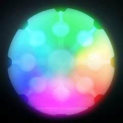 GlowStreak con baterías CR2032 reemplazables que permiten largas sesiones de juego.