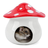 Niteangel casita ceramica hongo refugio comodo para hámster