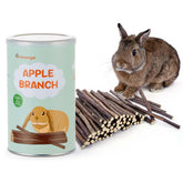 Niteangel palitos de manzana para conejo, mordisco natural y activo.