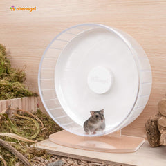 Rueda de hamster Niteangel con diseño cómodo para carrera continua.