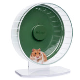 Niteangel rueda silenciosa para hamster 10 pulgadas, ideal para sesiones tranquilas.