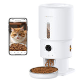 Nityers alimentador con cámara 1080p para vigilar la comida de tu gato