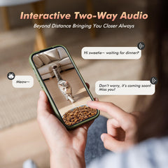 Nityers con audio bidireccional para hablar con tu mascota mientras come