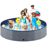 Niubya piscina para perros doblable: comodidad al aire libre y fácil almacenamiento.