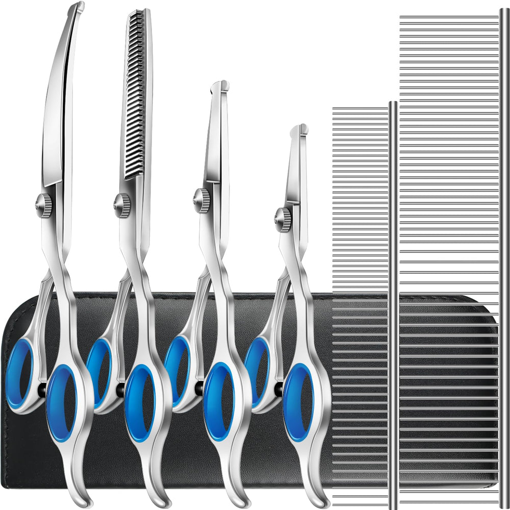 Kit Niura 7 en 1 completo para grooming de mascotas, fácil de usar en casa.