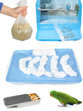 Niwaes liner para jaula de aves, transparente, facilita vigilar excrementos