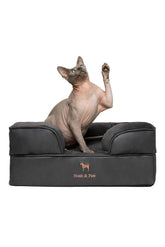 Cama NOAH & PAW para perro pequeño con soporte ortopédico y acolchado cómodo