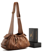 NOAH & PAW sling perro pequeño con cuero vegan, elegante para paseos diarios.
