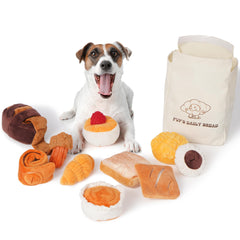 Juguete de pan Nocciola para perros, correcto para juego suave y entretenido