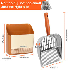 NomadSphere escobilla para arena de gatos portátil para uso en casa
