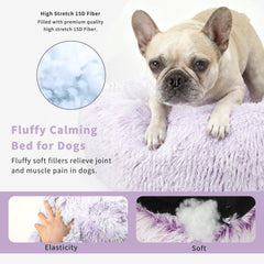 Guía de tamaño de la cama Nononfish Calmante para perros pequeños.