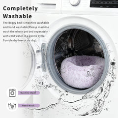 Cama Nononfish Calmante lavable a máquina para facilitar la limpieza.