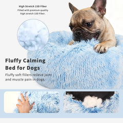 Nononfish Cama Donut con aro elevado, ofrece apoyo suave para cuello y cabeza