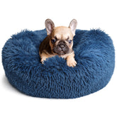 Nononfish cama donut calming para perros pequeños, conforto y seguridad al dormir