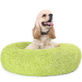 Nononfish cama perro calmante en forma de rosquilla de 30 pulgadas para sueño seguro.