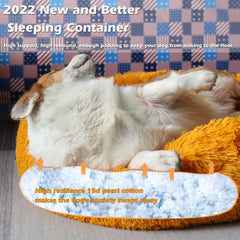 Superficie acolchada suave de la cama nononfish ofrece tacto reconfortante para tu mascota.