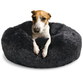 nononfish cama-redonda-calma para perro mediano ofrece refugio suave para dormir.