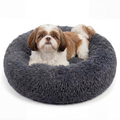 Nononfish Cama Donut para Perro 23pulgadas: refugio cómodo para dormir.