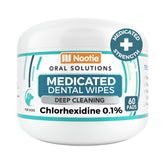 Nootie dental wipes para perro, limpieza oral y reducción de placa