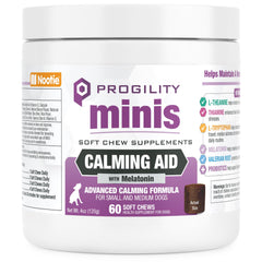 Nootie Progility Mini gomitas calmantes en botella para calmar a tu perro.