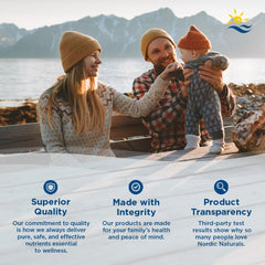 Nordic Naturals Omega-3 Pet, frasco de cápsulas de administración fácil.