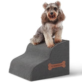 Nordjager escaleras para perros pequeños, dos peldaños, para subir al sofá con facilidad.