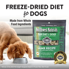 Northwest Naturals Alimento canino liofilizado de cordero para comidas rápidas