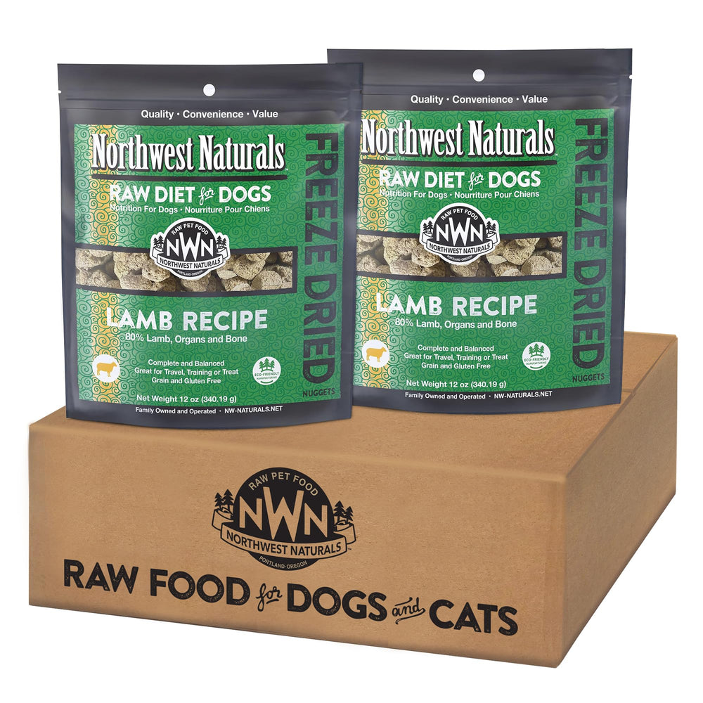 Northwest Naturals Bocados de cordero deshidratados, fáciles de masticar para perros de todas las edades.