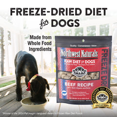 Northwest Naturals comida-perro-deshidratada-res: sabor intenso y textura crujiente.