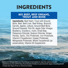 Northwest Naturals embalaje de apertura fácil, práctico para alimentación diaria y excursiones.