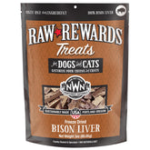 Northwest Naturals Higado de bisonte trozos pequeños para perros y gatos.