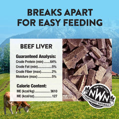 Perro y gato disfrutando Northwest Naturals, snack premium para uso diario.