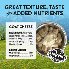 Mascotas disfrutan Northwest Naturals Topper para realzar cada comida.