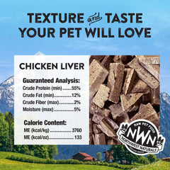 Northwest Naturals Porciones de tamaño bocado para perros y gatos.